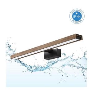 BRILAGI -LED Kúpeľňové osvetlenie zrkadla 3v1 WOODY MIRROR LED/12W/230V IP44 čierna/dub orech 8590828018230 vyobraziť