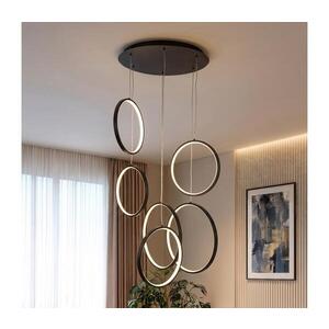 BRILAGI - LED luster na lanku ECHO LED/80W/230V 4000K, priemer 50 cm, čierny BRMDX1342 vyobraziť