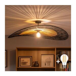 BRILAGI - LED prisadené stropné svietidlo CERIA BOHO 1xE27/60W/230V priemer 100 cm čierna/hnedá BG3989+EG781093 vyobraziť
