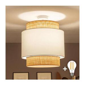 BRILAGI - LED prisadený luster CERIA 1xE27/60W/230V pr. 40 cm béžová/biela BG3992+EG781086 vyobraziť