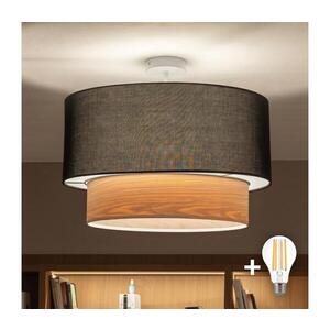 BRILAGI - LED prisadený luster CERIA 1xE27/60W/230V priemer 50 cm biela/čierna/béžová BG3992+EG781091 vyobraziť