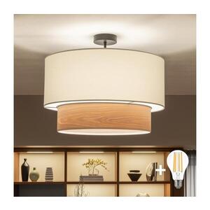 BRILAGI - LED prisadený luster CERIA 1xE27/60W/230V pr. 50 cm čierna/biela/béžová BG3989+EG781089 vyobraziť