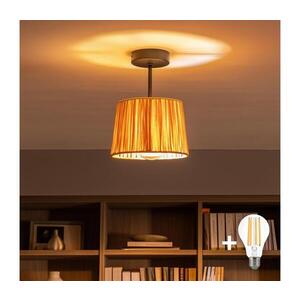 BRILAGI - LED prisadený luster CERIA BOHO 1xE27/60W/230V pr. 20 cm čierna/rafia BG3989+EG781156 vyobraziť