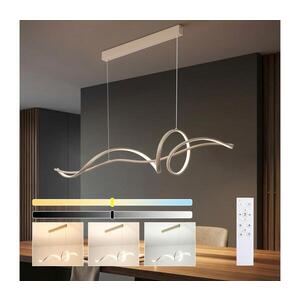 BRILAGI - stmievateľný LED závesný luster na lanku SIGNATURE LED/55W/230V 120x23 cm béžový + diaľkový ovládač BRI914 vyobraziť