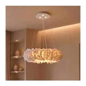 BRILAGI - LED luster na lanku FEATHER 3xE27/40W/230V + 3xLED/3W pr. 40 cm biela BRI938 vyobraziť