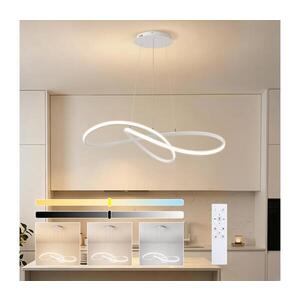 BRILAGI - LED stmievateľný luster na lanku INFINITY LED/80W/230V 80x80 cm biela + DO BRI909 vyobraziť