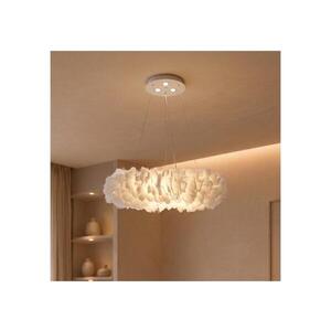BRILAGI - LED luster na lanku FEATHER 3xE27/40W/230V + 3xLED/3W pr. 50 cm biela BRI939 vyobraziť