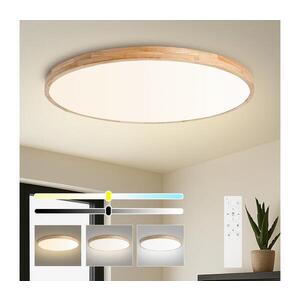 BRILAGI - LED stmievateľné svietidlo WOODLINE LED/128W/230V 3000-6000K dub, priemer 100 cm + diaľkový ovládač BRI898 vyobraziť