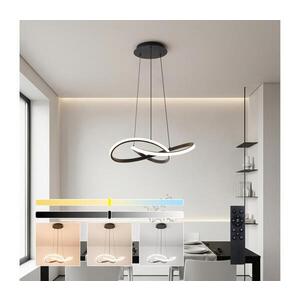 BRILAGI - Stmievateľný LED luster na lanku INFINITY LED/55W/230V 50x50 cm čierny + DO BRI904 vyobraziť