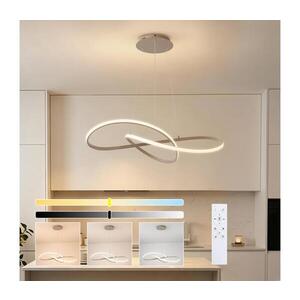BRILAGI - LED stmievateľný závesný luster INFINITY LED/80W/230V 80x80 cm béžový + diaľkové ovládanie BRI910 vyobraziť