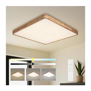 BRILAGI - Stmievateľné LED svietidlo WOODLINE SQUARE LED/100W/230V dub 80x80 cm + DO BRI902 vyobraziť