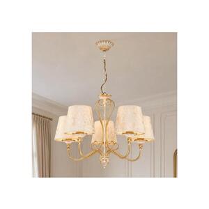 BRILAGI - Luster na reťazi SONIA 5xE27/15W/230V pr. 64 cm krémová/patina 2154 vyobraziť