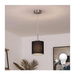 BRILAGI - LED luster na lanku NUBILA 1xE27/60W/230V priemer 14 cm čierna EG32515+BG1581 vyobraziť