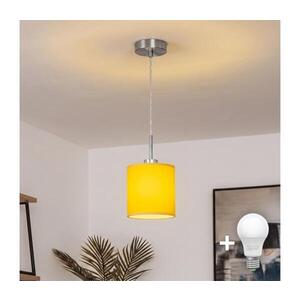 BRILAGI - LED luster na lanku NUBILA 1xE27/60W/230V pr. 14 cm žltá EG32515+BG2452 vyobraziť