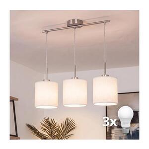 BRILAGI - LED luster na lanku NUBILA 3xE27/60W/230V biela EG32521+3xBG1586 vyobraziť