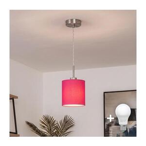 BRILAGI - LED luster na lanku NUBILA 1xE27/60W/230V pr. 14 cm ružová EG32515+BG1577 vyobraziť