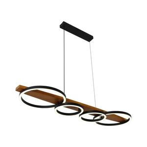 BRILAGI - LED závesný luster na lanku PLANK LED/35W/230V 4000K 30x100 cm, drevený BRJF0034P-4 vyobraziť