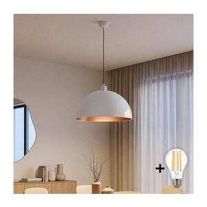 BRILAGI - LED luster na lanku METALO 1xE27/40W/230V pr. 40 cm biela/medená 118OPV1119 vyobraziť