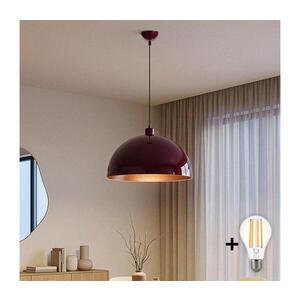 BRILAGI - LED luster METALO na lane 1xE27/40W/230V pr. 40 cm bordová/medená 118OPV1120 vyobraziť