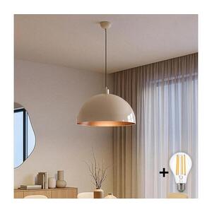BRILAGI - LED luster na lanku METALO 1xE27/40W/230V pr. 40 cm béžová/medená 118OPV1121 vyobraziť