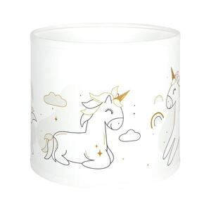 BRILAGI - Univerzálne tienidlo BOBO E27 pr. 15 cm biela/jednorožce 757434 vyobraziť