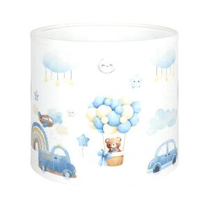 BRILAGI - Univerzálne tienidlo BOBO E27 pr. 15 cm biela/modrá/medvedíky 757496 vyobraziť