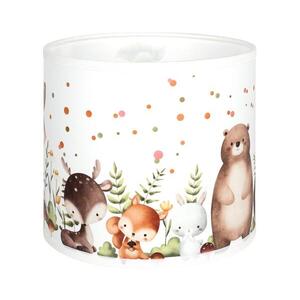 BRILAGI - Univerzálne tienidlo BOBO E27 pr. 15 cm biela/zvieratká 757519 vyobraziť