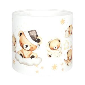 BRILAGI - Univerzálne tienidlo BOBO E27 pr. 15 cm biela/medvedíky 757540 vyobraziť