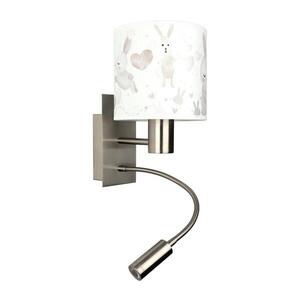 BRILAGI - LED flexibilná lampa BOBO 1xE27/25W/230V + LED/3W m. chróm/biela/zajačiky BG1556+BG5584 vyobraziť
