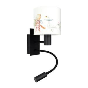 BRILAGI - flexibilná LED lampa BOBO 1xE27/25W/230V + LED/3W čierna/biela/zvieratká BG1558+BG5576 vyobraziť