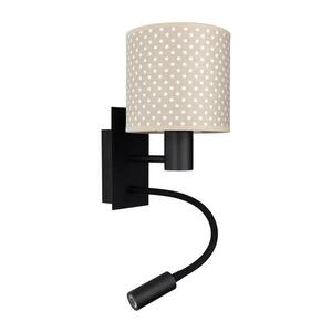 BRILAGI - LED Flex. lampa BOBO 1xE27/25W/230V + LED/3W čierna/béžová/bodky BG1558+BG5581 vyobraziť