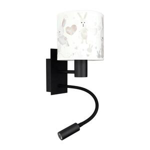BRILAGI - LED flexibilná lampa BOBO 1xE27/25W/230V + LED/3W čierna/biela/zajačiky BG1558+BG5584 vyobraziť