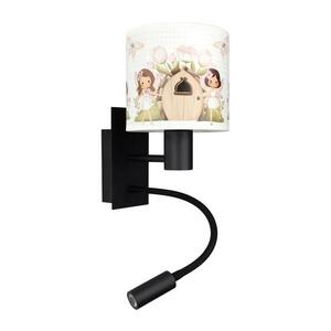 BRILAGI - LED Flex. lampa BOBO 1xE27/25W/230V + LED/3W čierna/biela/ružová/víly BG1558+BG5586 vyobraziť