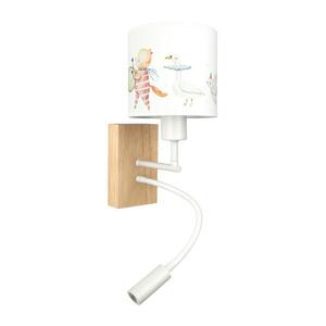 BRILAGI - LED Flex. lampa BOBO WOOD 1xE27/25W/230V + LED/3W dub/biela/zvieratká BG1565+BG5576 vyobraziť