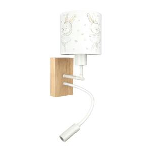 BRILAGI - LED Flex. lampa BOBO WOOD 1xE27/25W/230V + LED/3W dub/biela/zajačiky BG1565+BG5580 vyobraziť