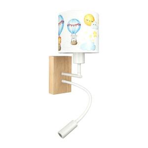 BRILAGI - LED Flex. lampa BOBO WOOD 1xE27/25W/230V + LED/3W dub/biela/zvieratká BG1565+BG5583 vyobraziť