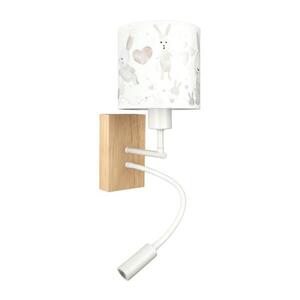 BRILAGI - LED flexibilná lampa BOBO WOOD 1xE27/25W/230V + LED/3W dub/biela/zajačiky BG1565+BG5584 vyobraziť