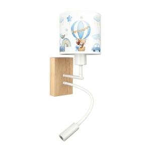 BRILAGI - flexibilná LED lampa BOBO WOOD 1xE27/25W/230V + LED/3W dub/biela/modrá/medová BG1565+BG5585 vyobraziť