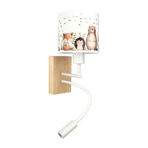 BRILAGI - LED Flex. lampa BOBO WOOD 1xE27/25W/230V + LED/3W dub/biela/zvieratká BG1565+BG5587 vyobraziť