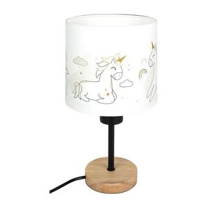 BRILAGI - Stolová lampa BOBO WOOD 1xE27/25W/230V dub/čierna/biela/jednorožce BG1567+BG5579 vyobraziť