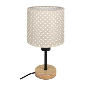 BRILAGI - Stolná lampa BOBO WOOD 1xE27/25W/230V dub/čierna/béžová/bodky BG1567+BG5581 vyobraziť