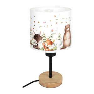 BRILAGI - Stolná lampa BOBO WOOD 1xE27/25W/230V dub/čierna/biela/zvieratká BG1567+BG5587 vyobraziť