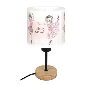 BRILAGI - Stolná lampa BOBO WOOD 1xE27/25W/230V dub/čierna/biela/ružová/balerínky BG1567+BG5591 vyobraziť