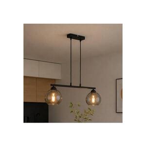 BRILAGI - Luster na lanku DIOR 2xE27/60W/230V čierna/dymová sivá 59-007B vyobraziť