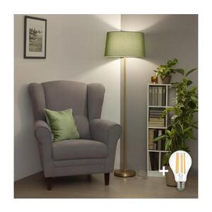 BRILAGI - LED stojacia lampa CERIA 1xE27/20W/230V, priemer 45 cm, zelená/zlatá SA2189+EG781045 vyobraziť