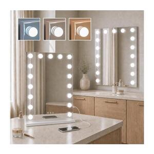 BRILAGI - LED Stmievateľné make-up zrkadlo HOLLYWOOD LED/15W/230V 55x70 cm biela FG-M2-WS40-5570-WHT vyobraziť