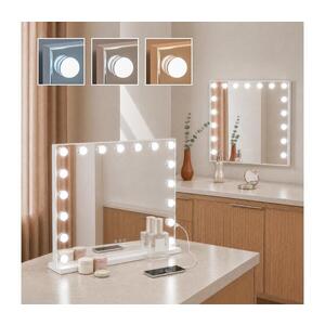BRILAGI - LED Stmievateľné make-up zrkadlo HOLLYWOOD LED/15W/230V 60x50 cm biela FG-M6-WD11-6050-WHT vyobraziť