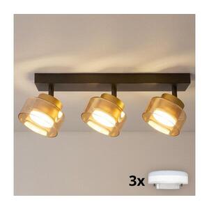 BRILAGI - LED RGB stmievateľné bodové svietidlo AURA LUX 3xGX53/14W/230V Wi-Fi Tuya čierna/zlatá BG3452+3xIM1490 vyobraziť