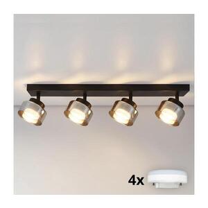 BRILAGI - LED RGB stmievateľné bodové svietidlo AURA LUX 4xGX53/14W/230V Wi-Fi Tuya čierne/dymové BG3453+4xIM1490 vyobraziť