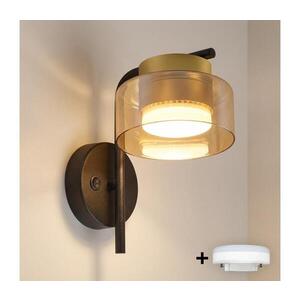 BRILAGI-LED RGB stmievateľná nástenná lampa AURA LUX 1xGX53/14W/230V Wi-Fi Tuya čierna/zlatá BG3456+IM1490 vyobraziť